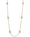 Effy Collection Trio By Effy Diamond Seven Station Necklace 16-18" (1/2 Ct. T.w.) In 14k White, Yellow Or Rose Gold In Yellow Gold