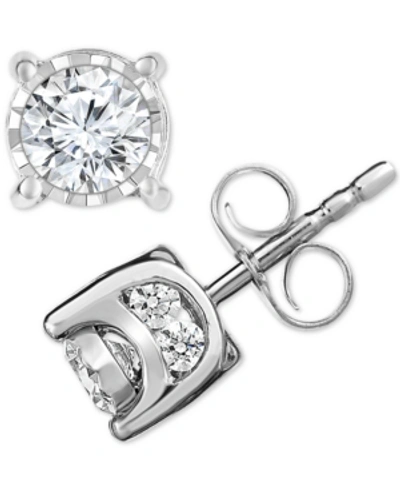 TRUMIRACLE DIAMOND STUD EARRINGS (3/4 CT. T.W.) IN 14K WHITE GOLD, ROSE GOLD OR GOLD