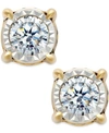 TRUMIRACLE DIAMOND STUD EARRINGS (3/4 CT. T.W.) IN 14K WHITE, YELLOW OR ROSE GOLD