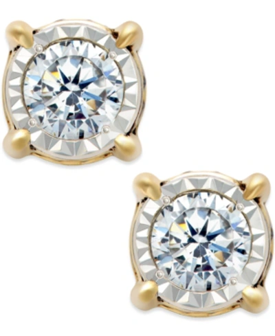 Trumiracle Diamond Stud Earrings (3/4 Ct. T.w.) In 14k White, Yellow Or Rose Gold In Yellow Gold
