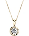 SIRENA ENERGY DIAMOND PENDANT NECKLACE (1/5 CT. T.W.) IN 14K GOLD, WHITE GOLD OR ROSE GOLD