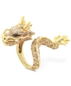 Effy Collection Effy Diamond Dragon Ring (1 Ct. T.w.) In 14k Gold In Yellow Gold