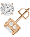 Trumiracle Diamond Stud Earrings (1-1/4 Ct. T.w.) In 14k White, Yellow Or Rose Gold In Rose Gold