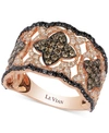 Le Vian Diamond Vintage-inspired Ring In 14k Rose Gold (1-1/3 Ct. T.w.) In Rose Gold