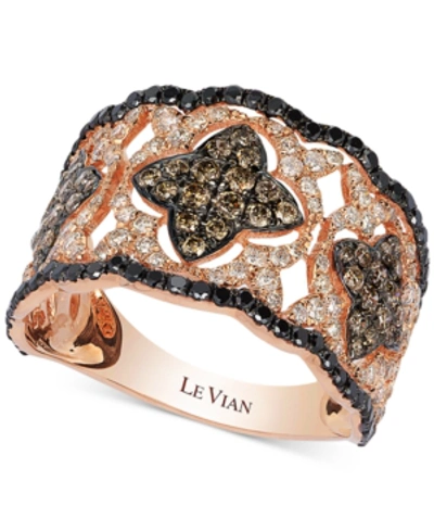 Le Vian Diamond Vintage-inspired Ring In 14k Rose Gold (1-1/3 Ct. T.w.)