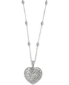 EFFY COLLECTION BOUQUET BY EFFY DIAMOND HEART PENDANT NECKLACE (1-1/8 CT. T.W.) IN 14K WHITE GOLD OR 14K ROSE GOLD