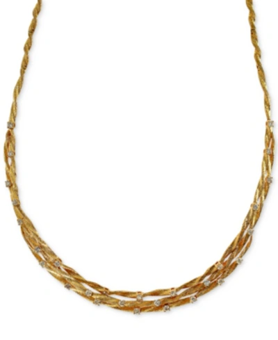 Effy Collection D'oro By Effy Diamond Embellished Necklace (1-5/8 Ct. T.w.) In 14k Yellow Gold