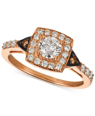 Le Vian Chocolatier Diamond Ring (7/8 Ct. T.w.) In 14k Rose Gold