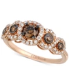 Le Vian Chocolatier Diamond Ring (3/4 Ct. T.w.) In 14k Rose Gold In Rose Gold