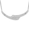 WRAPPED IN LOVE WRAPPED IN LOVE DIAMOND COLLAR NECKLACE (2 CT. T.W.) IN STERLING SILVER, CREATED FOR MACY'S