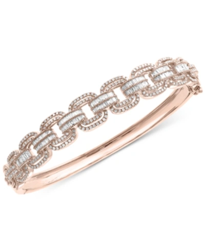 Effy Collection Effy Diamond Bangle Bracelet (1-3/4 Ct. T.w.) In 14k Rose Gold