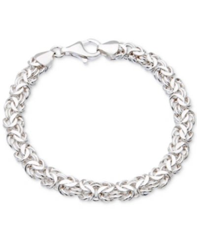 Giani Bernini Byzantine Link Bracelet In Sterling Silver, Created For Macy's