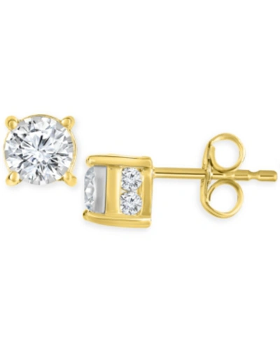 Trumiracle Diamond Stud Earrings (1/2 Ct. T.w.) In 14k White, Yellow Or Rose Gold In Yellow Gold