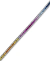 EFFY COLLECTION WATERCOLORS BY EFFY MULTI-SAPPHIRE (8-1/4 CT. T.W.) AND DIAMOND (9/10 CT. T.W.) TENNIS BRACELET IN 1