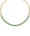 EFFY COLLECTION EFFY EMERALD (8-5/8 CT. T.W.) & DIAMOND (1-1/5 CT. T.W.) 15-3/4" COLLAR NECKLACE IN 14K GOLD