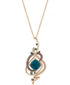 Le Vian Crazy Collection Deep Sea Blue Topaz (5-3/8 Ct. T.w.) And Diamond (3/4 Ct. T.w.) Pendant Necklace In In Blue