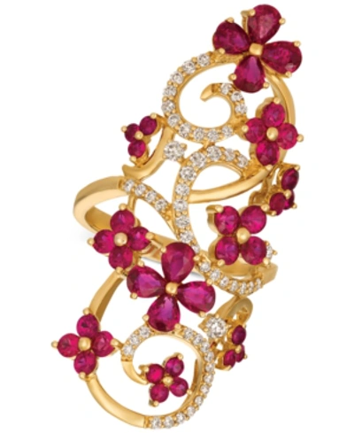 Le Vian Passion Ruby (2-9/10 Ct. T.w.) & Diamond (1/2 Ct. T.w.) Ring In 14k Gold