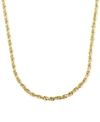 ITALIAN GOLD ROPE CHAIN 24" NECKLACE (3MM) IN SOLID 14K GOLD