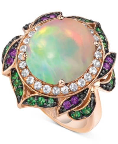 Le Vian Crazy Collection Multi-gemstone Statement Ring (5-1/4 Ct. T.w.) In 14k Rose Gold In Opal