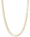 ITALIAN GOLD 22" CURB CHAIN NECKLACE (4-5/8MM) IN SOLID 14K GOLD