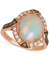 Le Vian Opal (2-1/5 Ct. T.w.) & Diamond (1/2 Ct. T.w.) Ring In 14k Rose Gold In Opal