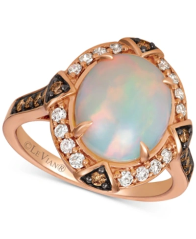 Le Vian Opal (2-1/5 Ct. T.w.) & Diamond (1/2 Ct. T.w.) Ring In 14k Rose Gold