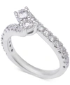 TWO SOULS, ONE LOVE DIAMOND TWO-STONE ENGAGEMENT RING (1-1/5 CT. T.W.) IN 14K WHITE GOLD