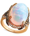 Le Vian Opal (6 1/2 Ct. T.w.) & Diamond (3/4 Ct. T.w.) In 14k Rose Gold In Opal