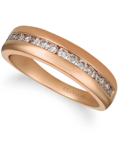 Le Vian His By  Nude Diamonds (1/2 Ct. T.w.) Band In 14k Rose Gold
