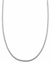 Giani Bernini Box Link 16" Chain Necklace In Sterling Silver, Created For Macy's