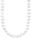 BELLE DE MER PEARL NECKLACE, 16" 14K GOLD A+ AKOYA CULTURED PEARL STRAND (6-6-1/2MM)
