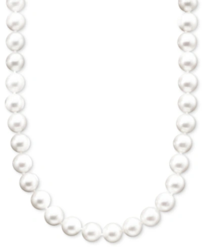 Belle De Mer Pearl Necklace, 16" 14k Gold A+ Akoya Cultured Pearl Strand (6-6-1/2mm) In No Color