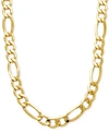 ITALIAN GOLD MEN'S FIGARO LINK CHAIN NECKLACE (7-1/5MM) IN 10K GOLD