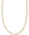 Italian Gold 22" Figaro Link Necklace (5-3/4mm) In 14k Gold