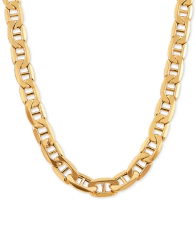 Italian Gold Mariner Link Chain 24" Necklace In 10k Gold In Yellow Gold