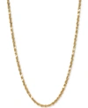 ITALIAN GOLD FORZA ROPE 18" CHAIN NECKLACE IN 14K GOLD