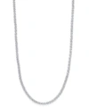 Giani Bernini 20" Sparkle Link Chain Necklace In Sterling Silver, Created For Macy's (also In 18k Go In Silver