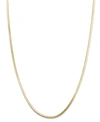 Giani Bernini 18k Gold Over Sterling Silver Necklace, 16" Thin Snake Chain Necklace In Yellow Gold