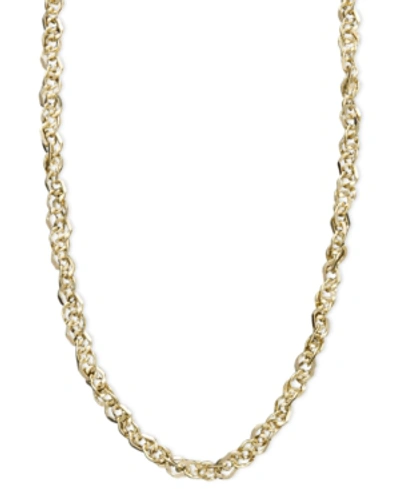 Italian Gold 14k Gold 18" Perfectina Chain Necklace (1-1/8mm) In Yellow Gold