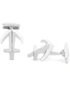 EFFY COLLECTION EFFY MEN'S ANCHOR CUFF LINKS IN STERLING SILVER