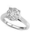 CENTENNIAL DIAMOND HALO ENGAGEMENT RING (1 CT. T.W.) IN 14K WHITE GOLD