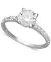 Arabella 14k White Gold Ring, Cubic Zirconia Wedding Ring (2-3/4 Ct. T.w.) In White Gold