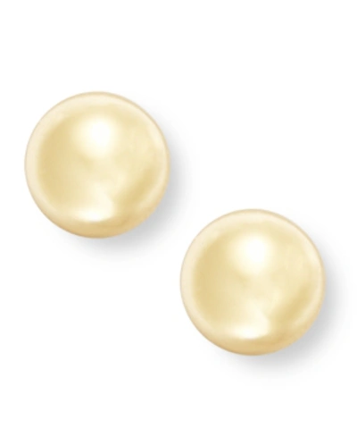 Giani Bernini Ball Stud Earrings (8mm) In 18k Gold Over Sterling Silver, Created For Macy's