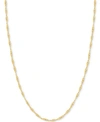 Italian Gold 24" Singapore Chain Necklace (7/8mm) In 14k Gold In Gold