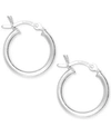 Giani Bernini Sterling Silver Small Hoops, 5/8" In Silver