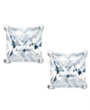 GIANI BERNINI CUBIC ZIRCONIA SQUARE STUD EARRINGS (2 CT. T.W.) IN 18K GOLD OVER STERLING SILVER, CREATED FOR MACY'