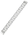 Legacy For Men By Simone I. Smith Barrel Link Bracelet In Stainless Steel In Stainless Steel