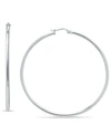 Giani Bernini Large Sterling Silver Hoop Earrings, 1.75" In Silver