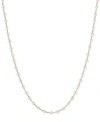 Effy Collection Effy Cultured Freshwater Pearl (3mm) Statement Necklace In 14k Gold, 14k White Gold Or 14k Rose Gold In Yellow Gold