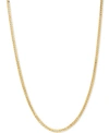 ITALIAN GOLD WHEAT LINK 22" CHAIN NECKLACE IN 14K GOLD